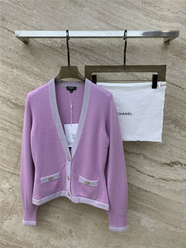 chanel macaron color sweater