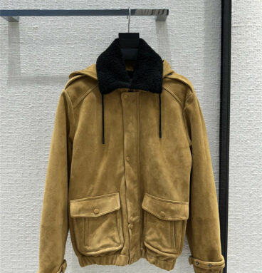 YSL lambswool lined jacket