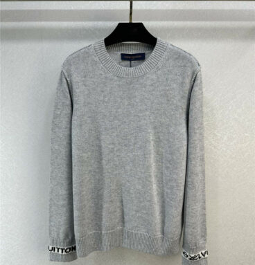 louis vuitton LV gray turtleneck sweater