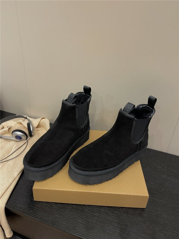 ugg thick sole chelsea fashion boots