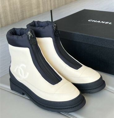 chanel autumn and winter wool snow boots