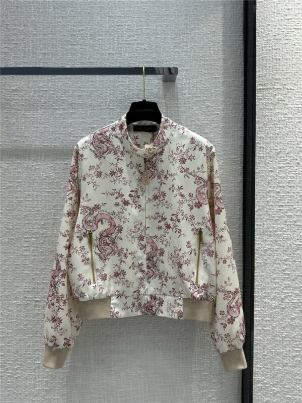 louis vuitton LV floral print jacket