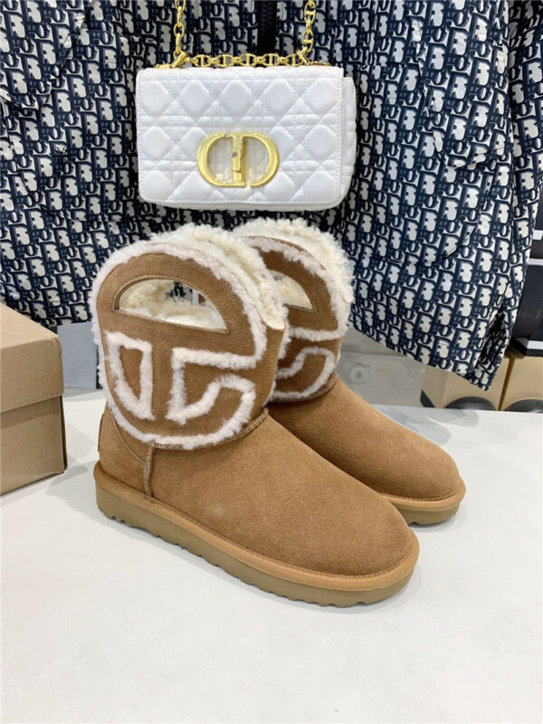 ugg fur integrated snow boots