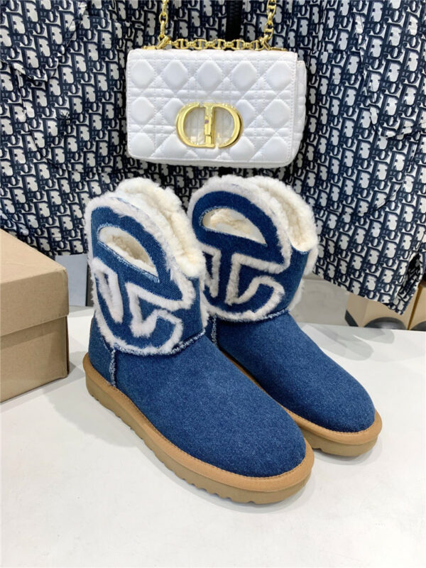 ugg fur integrated snow boots