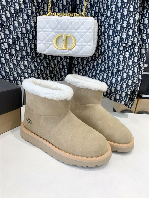 ugg Korean autumn and winter Maillard ugly short boots