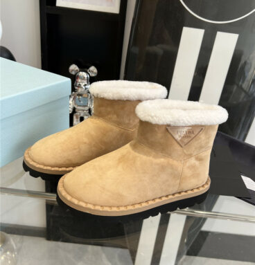 prada fur integrated snow boots