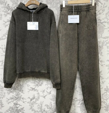 alexander wang hooded sweatshirt leggings and pants set