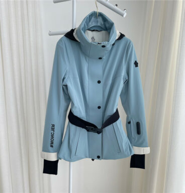 moncler blue cotton jacket