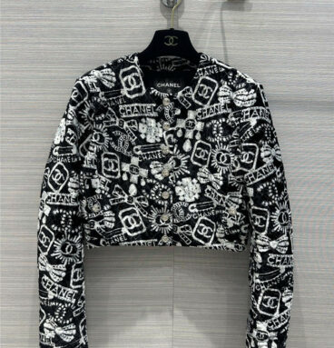 chanel silk quilted jacket