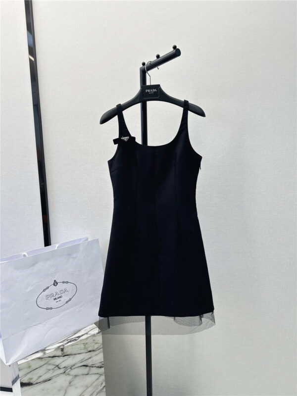 prada new hoilday series vest little black dress