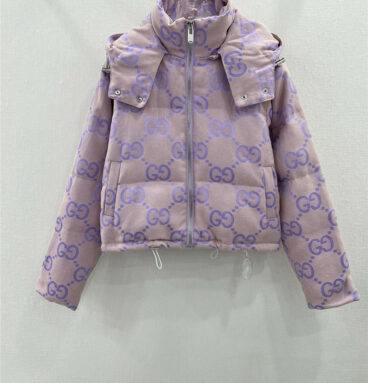 gucci new hooded down jacket