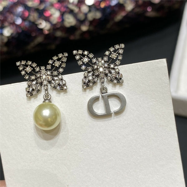 Dior early spring butterfly series earrings