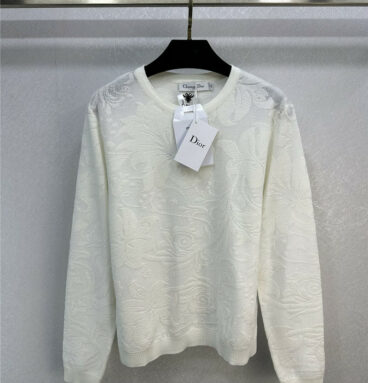 dior new round neck knitted top