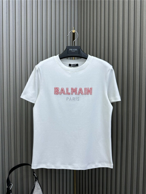 Balmain beaded T-shirt