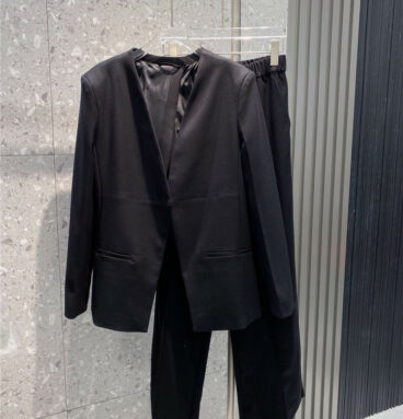 jil sander new back slit suit