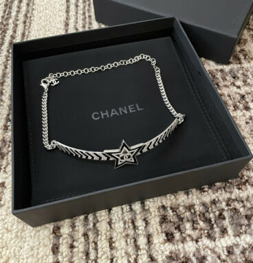 chanel star choker necklace