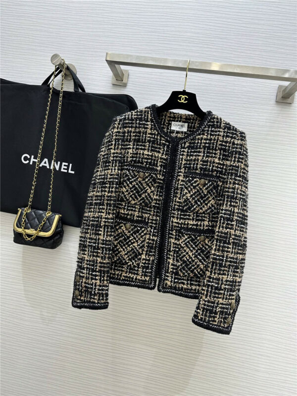 chanel wool tweed jacket