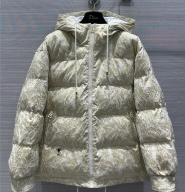 dior hooded bread down jacket