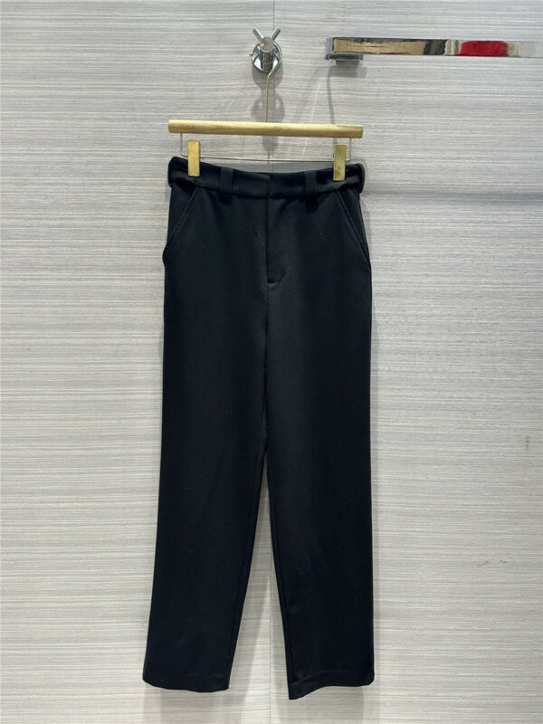 alexander wang worsted fabric straight suit trousers