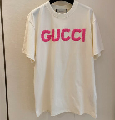 gucci new embroidered short sleeves