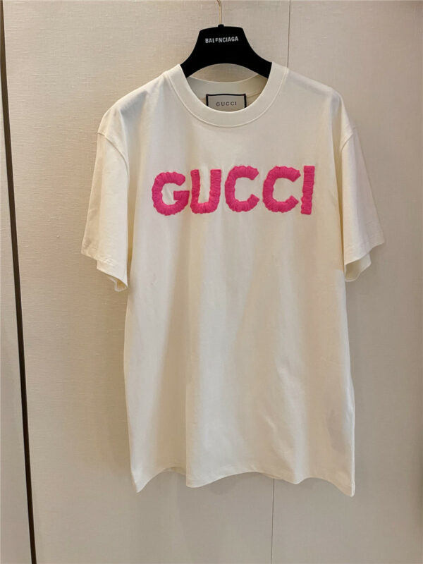 gucci new embroidered short sleeves
