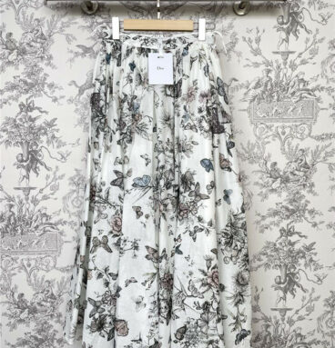 dior new summer floral skirt