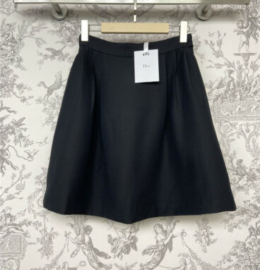 Dior new silk wool heavy Qiao skirt