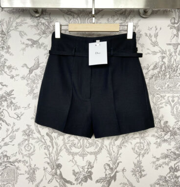 dior new early spring silk wool shorts