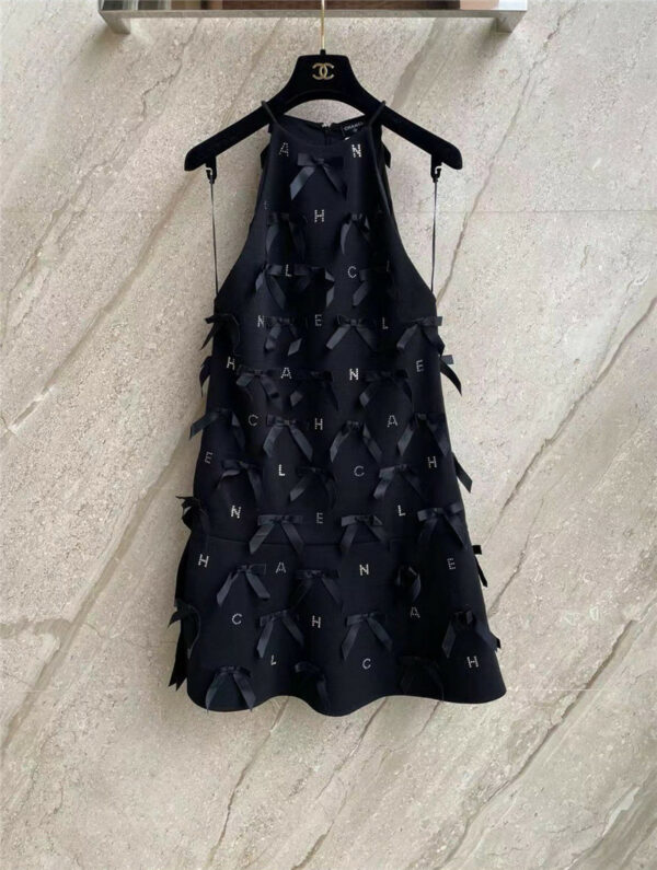 chanel bow dress