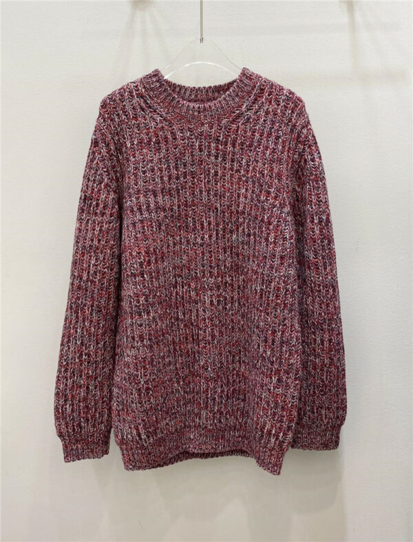 miumiu long sleeve knitted top