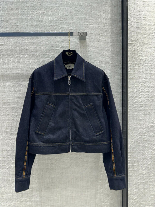 fendi vintage washed denim jacket