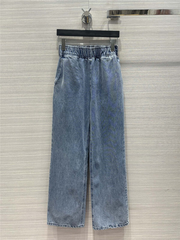 prada retro enzyme washed straight jeans