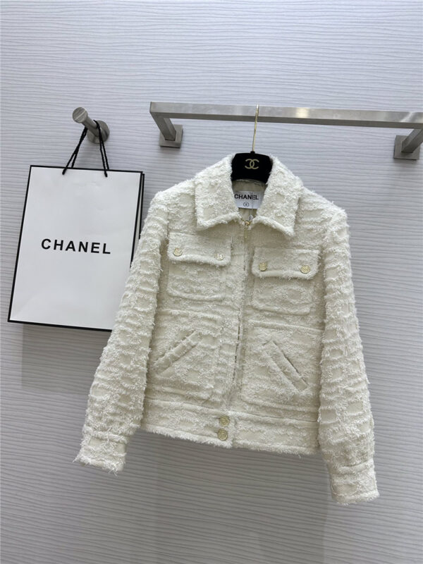 chanel tweed four-pocket jacket