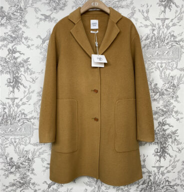 Hermès new wool mid-length coat