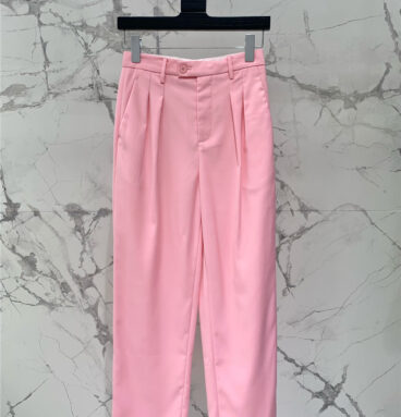 YSL pink trousers