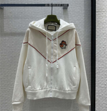 gucci preppy hooded zipped jacket