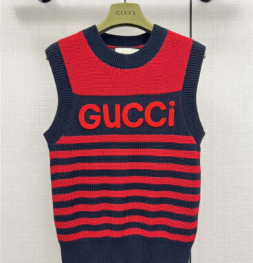gucci knitted vest