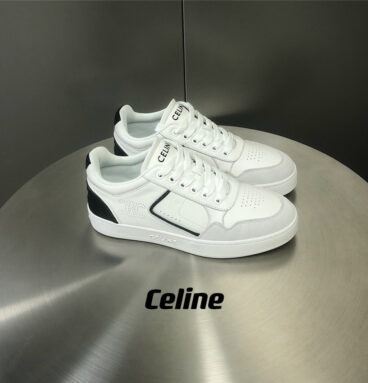 Celine Arc de Triomphe white shoes