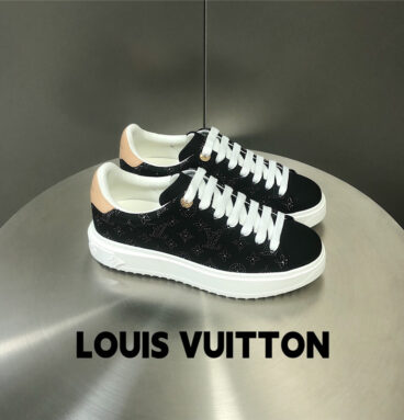 louis vuitton LV thick-soled white shoes