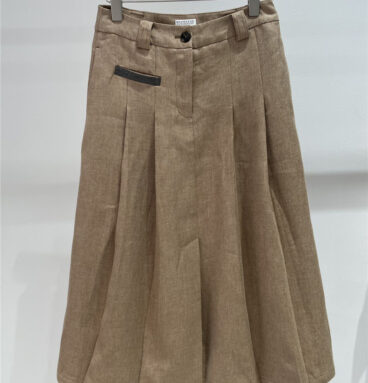 BC linen suit skirt
