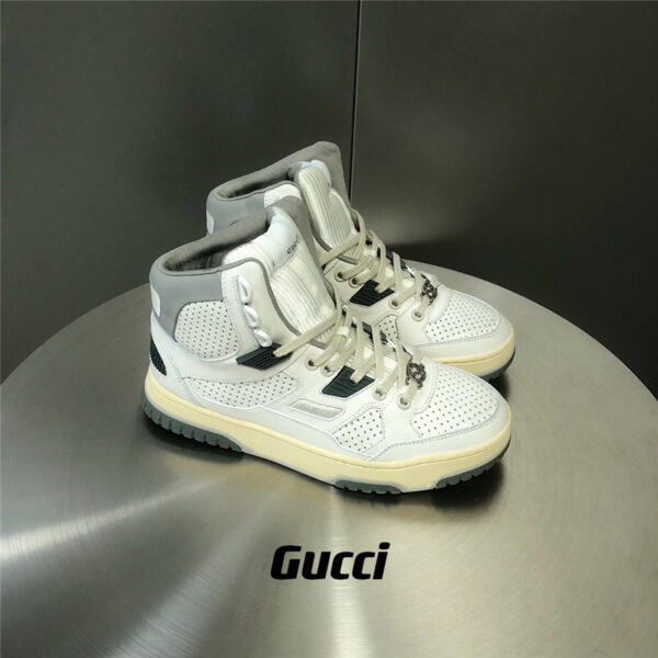 gucci distressed effect sneakers
