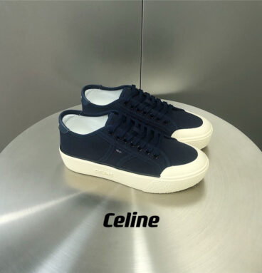 celine lace-up casual sneakers