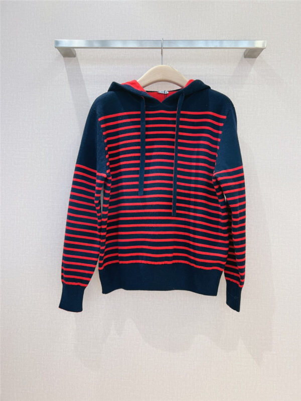 loewe new striped sweatshirt