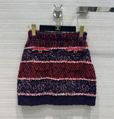 chanel knitted skirt