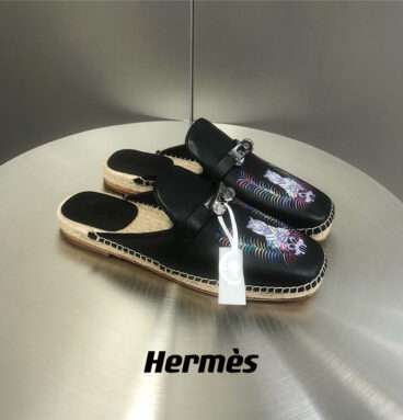 Hermès Feria fisherman's slippers