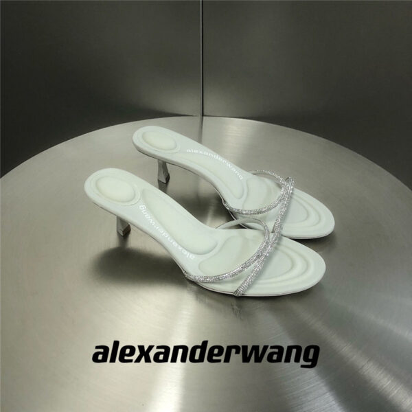 alexander wang rhinestone high heel sandals