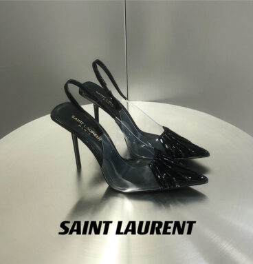 YSL patent leather high heels