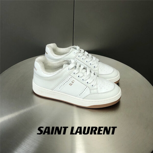 YSL versatile white shoes