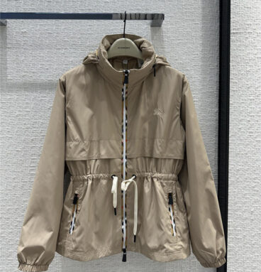 Burberry sun protection hooded jacket