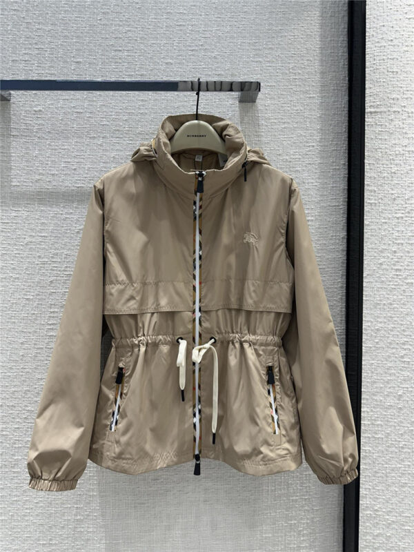 Burberry sun protection hooded jacket